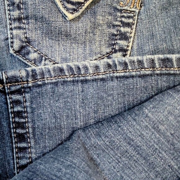 Miss Me Size 26 Style:ME8464BR Bootcut Embellished Embroidered Distressed Sequin - Picture 5 of 9